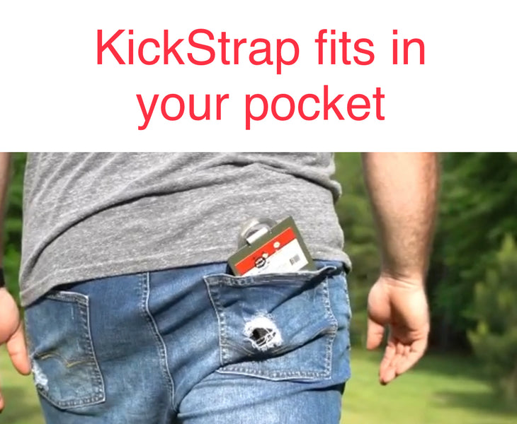 KickStrap in use by Justin Clark