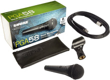 Load image into Gallery viewer, SHURE Vocal Mic PGA58 with XLR Cable
