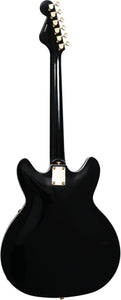 Hagstrom 67' Viking II Electric Guitar. Black Gloss